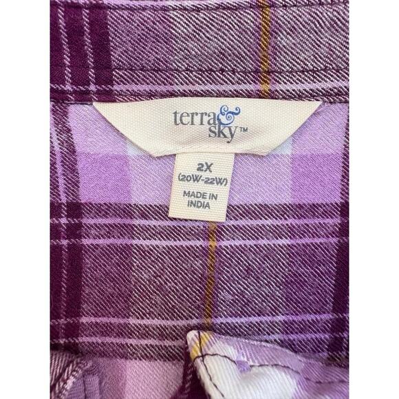 Purple Plaid Shirt Alt ASO Bella Swan Twilight Eclipse XXL - Picture 8 of 13